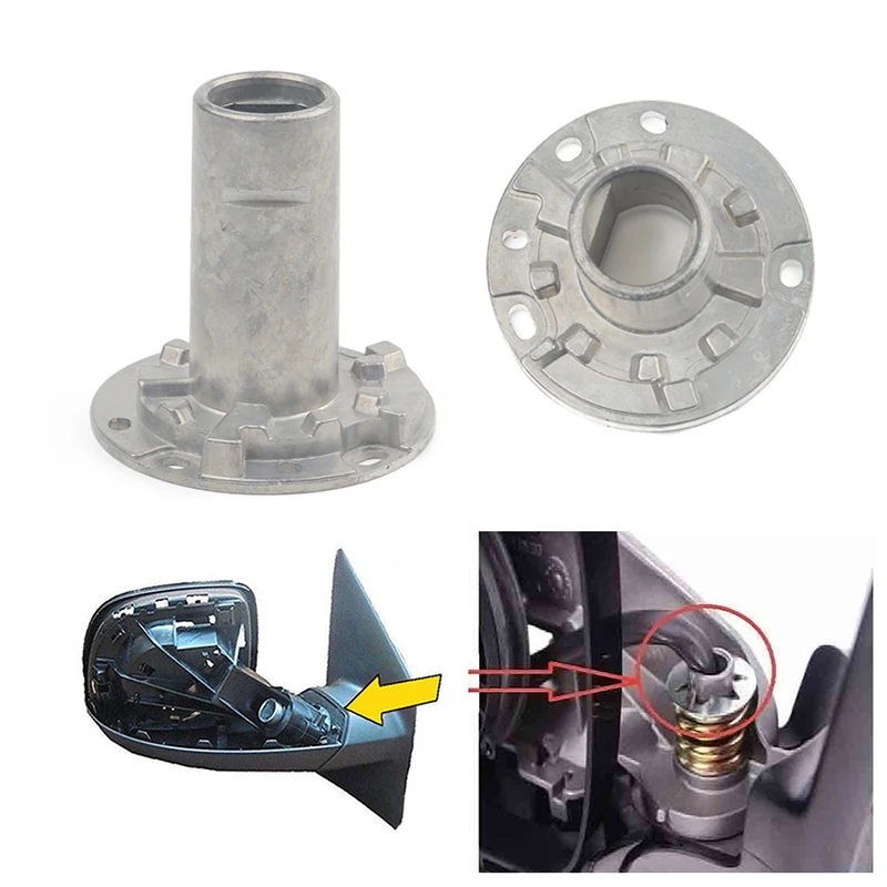 Car Wing Rearview Mirror Bracket Transporter Wing Mirror Bracket Gear Bearing Inner Bush L/R For VW T5 T6 AMAROK