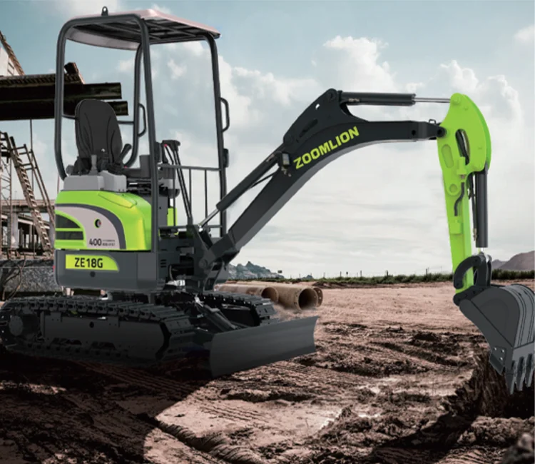 Высококачественный Китайский 1,5 тонный мини-экскаватор ZE18G zoomlion для продажи
