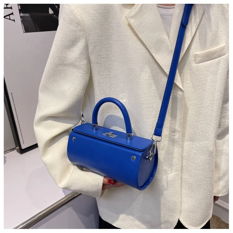 2023 New Fashion Round Ladies Hand Bags PU Leather Cross Shoulder Hot Small Jelly Office Bag For Women Good Quality Handbag