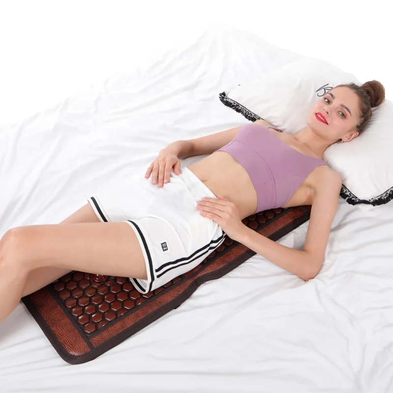 Factory Direct Sales Korea Tourmaline Mat Infrared Health Stone Nano Tourmanium Therapy Massage Mat