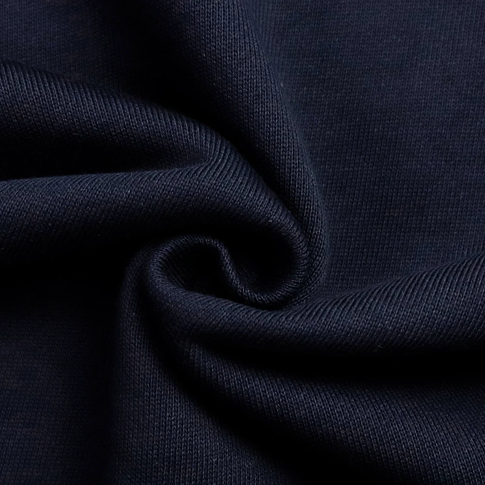 Wholesale plain pattern 100 Cotton Fleece Sweatshirt Fabric Textile Brushed Back Fleece Fabric For Fleece Hoodie