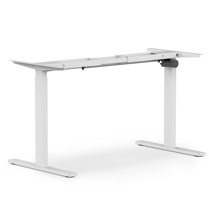 Dual Motor Retractable Standing Desk Adjustable Height Computer Desk for Office Use Electric Lifting Stand up Desk Sitting Type