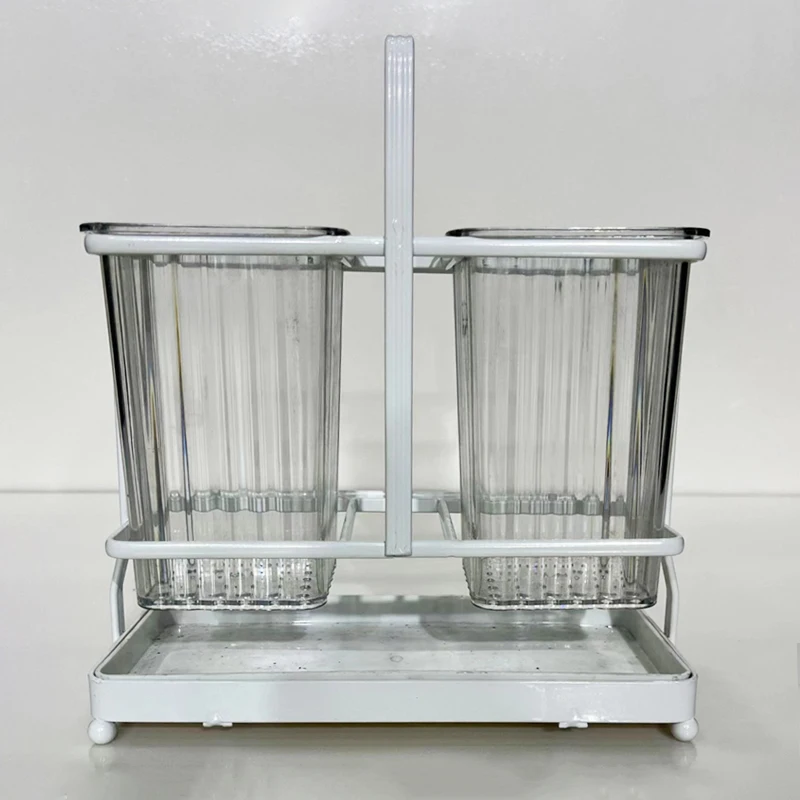 Multifunctional Kitchen Utensil Holder Modern Cutlery Chopsticks Cage Countertop Organizer Storage Rack
