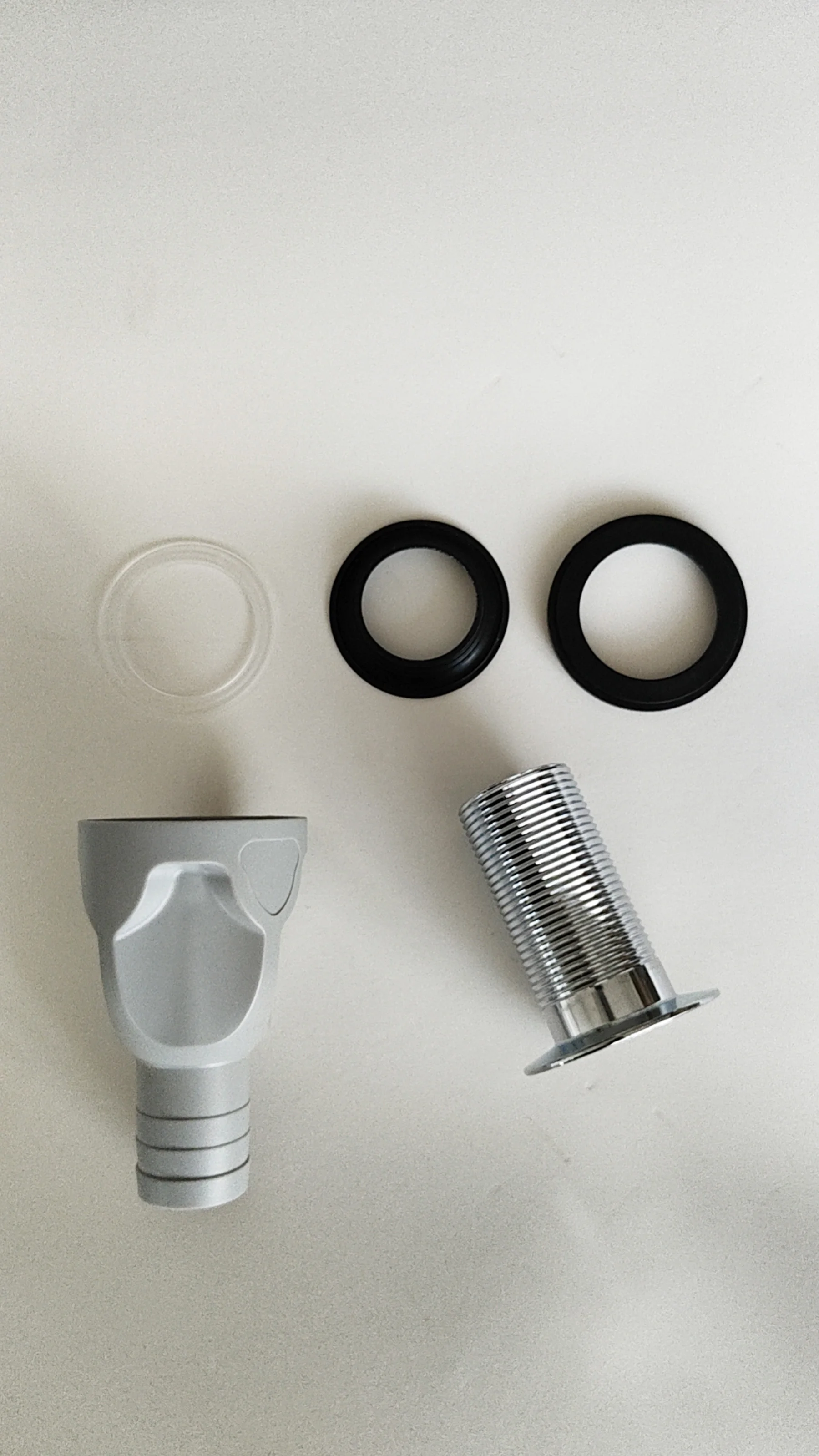 Modern  Stainless Steel Drainer for Bathroom Basin Sink Pop-Up Waste with Overflow Hole & Overflow Design