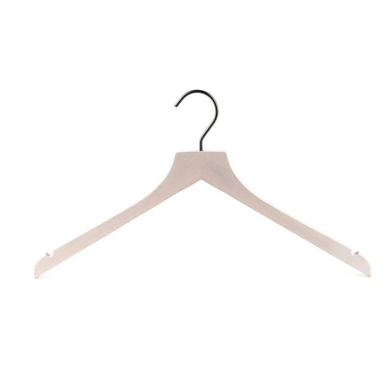 Accessed Lanhome High Quality Brand custom wooden coat hanger with hooks