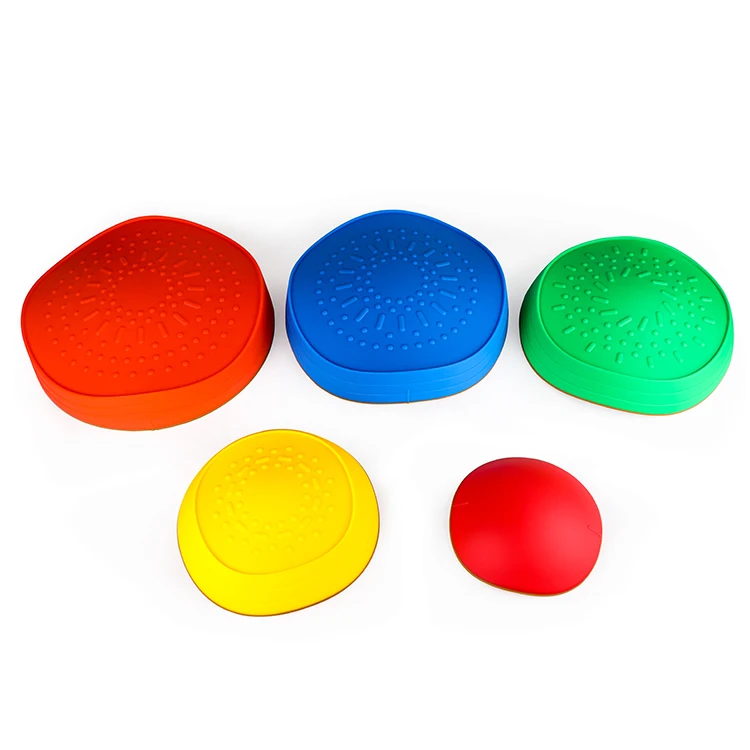 Factory Wholesale Children Balance Stepping Stone Kit Sensory Integration for Kids Balance Training