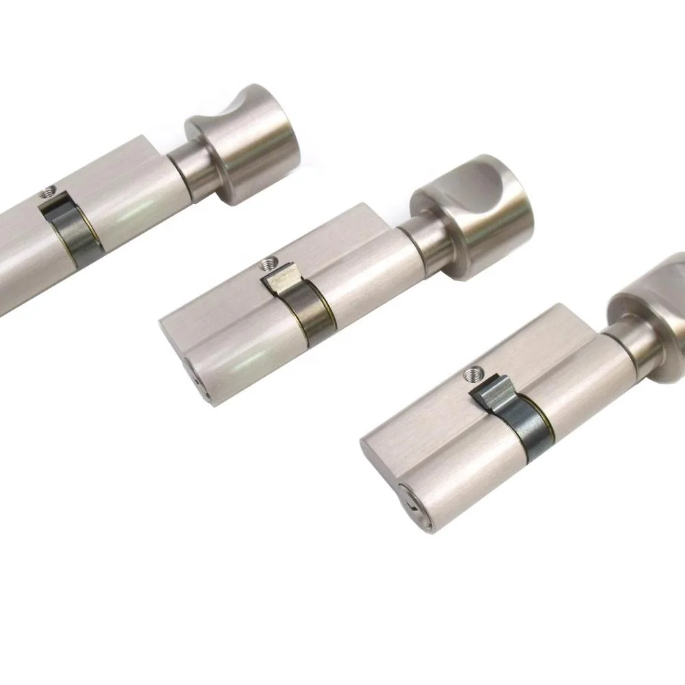 Fire rated  Euro profile brass Cylinder solid brass body for mortise sash door lock 33*17*10mm