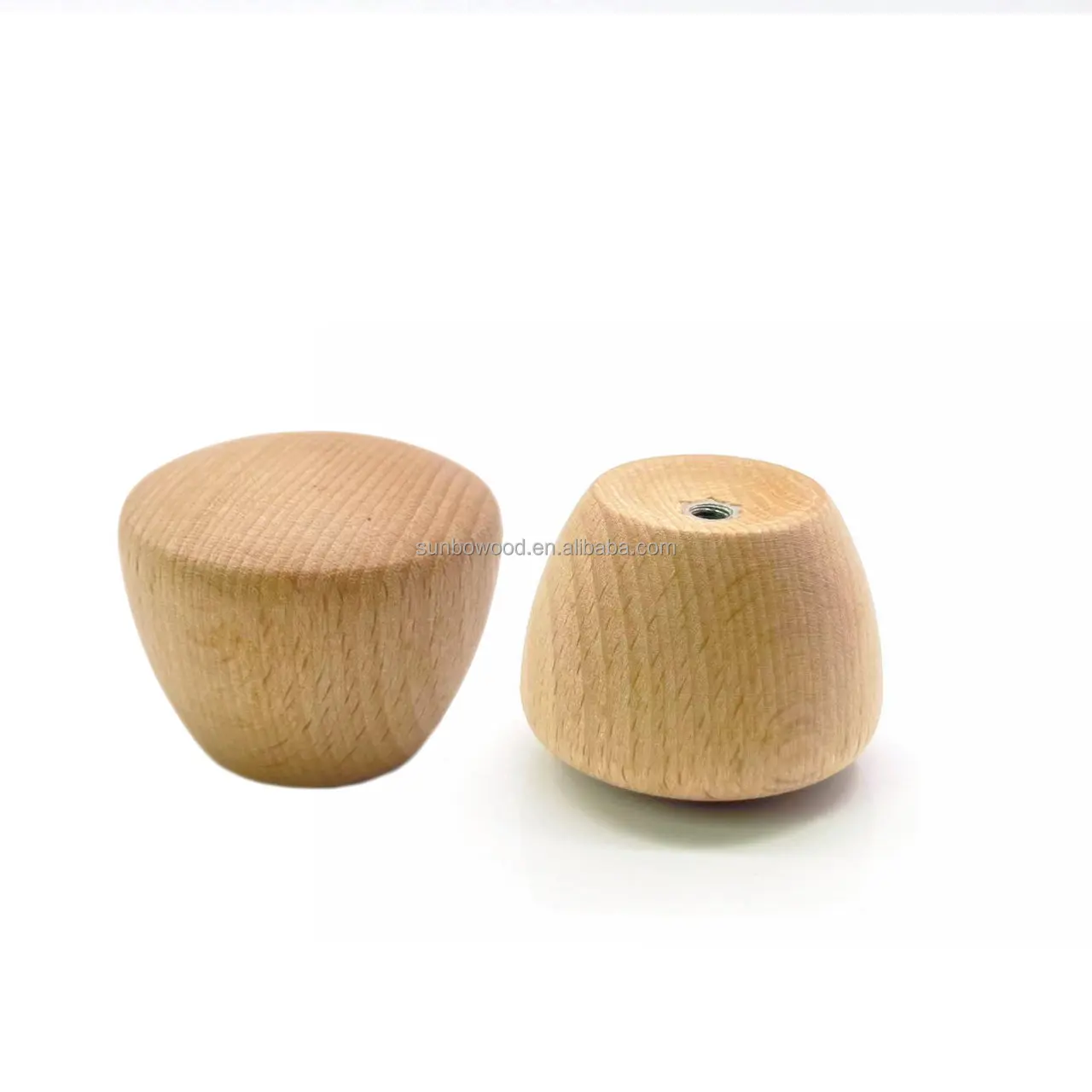 factory custom  carved logo  wooden knob handle use for pot  kitchenware knob furniture handle knob