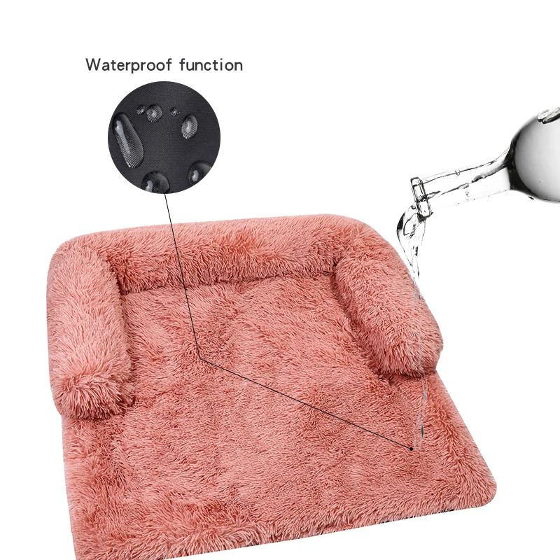 Sofa Cover Pet Plush Warm Bed Sofa Blanket Cushion Car Mat Washable Warm Dog Furniture Protector