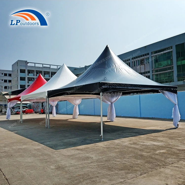 5x5m wholesale aluminum frame spring top tent cable cross marquee for outdoor rental party event