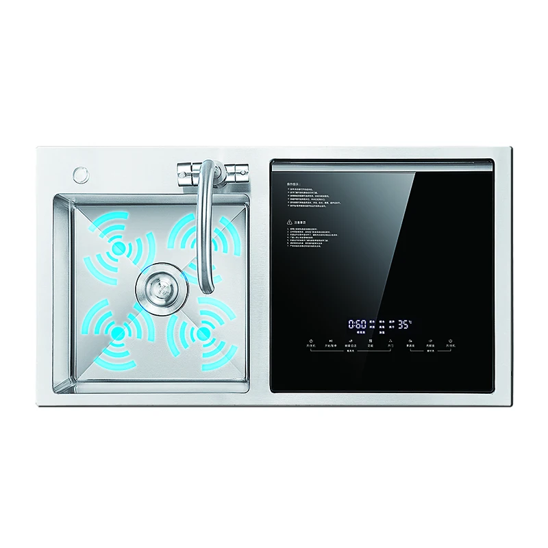 Kitchen built in dishwasher machine automatic smart ultrasonic in stainless steel sink dishwashers  for home