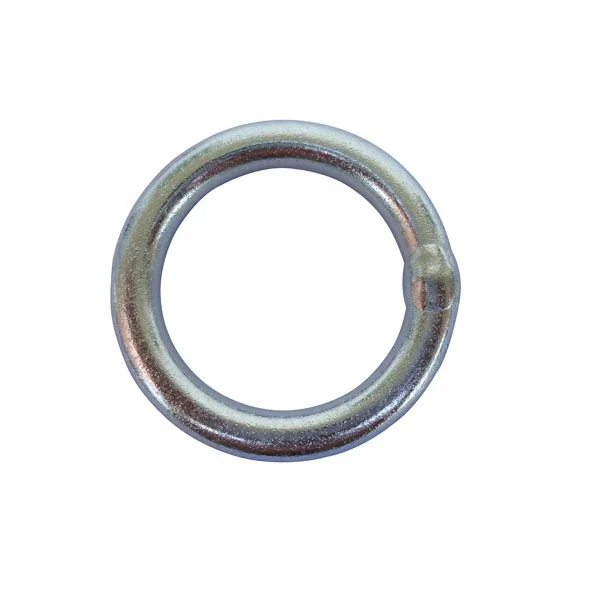 RY Customized Forged Steel O-ring O Hardware Safety Belt Accessories Welded Solid O Rings
