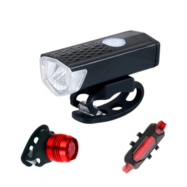 2021 Hot Handle bar light bicycle cycle bike accessoris light rechargeable front rear bike bicycle led lights for bikes usb