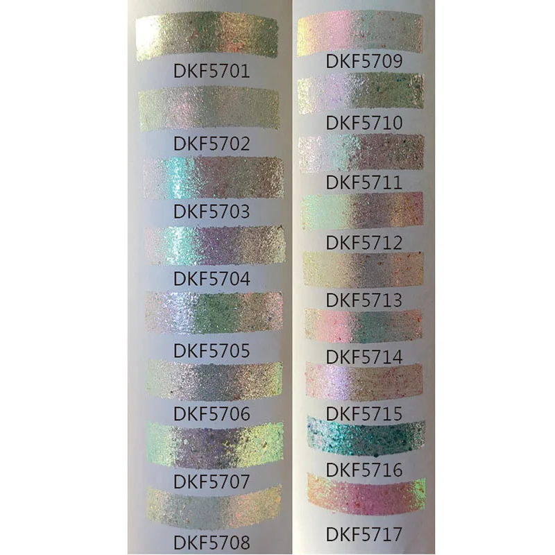 Cosmetic Grade Transparent Chameleon Flake For Nail Art Highlighter Multicolor Pigment Eyeshadow Color Shift Chrome Pigment