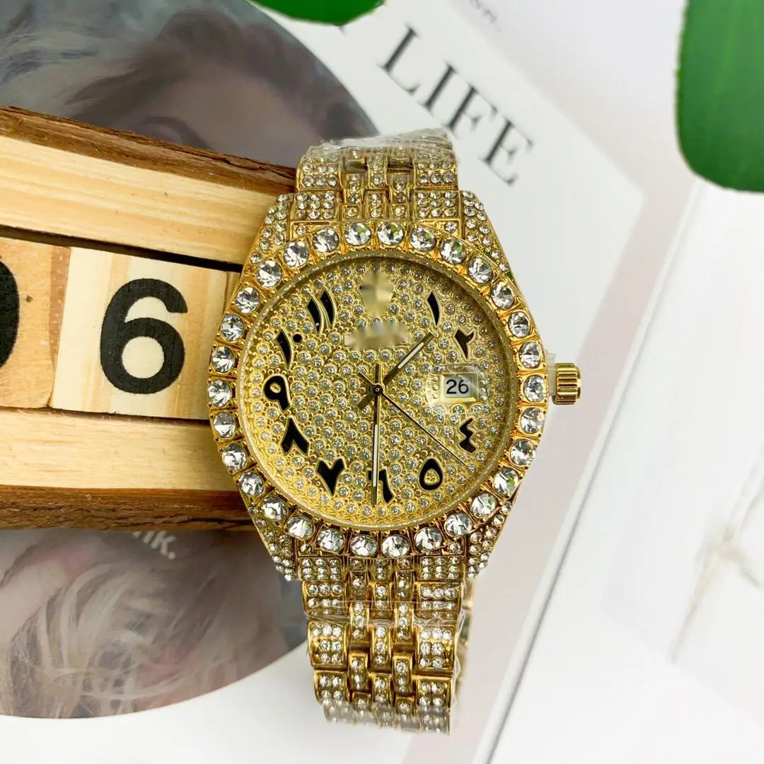 Jam Tangan Wanita Ladies Watch Watches Branded Stylish Girl For Female Bleaslet Original Wrist Rhinestone Crystal