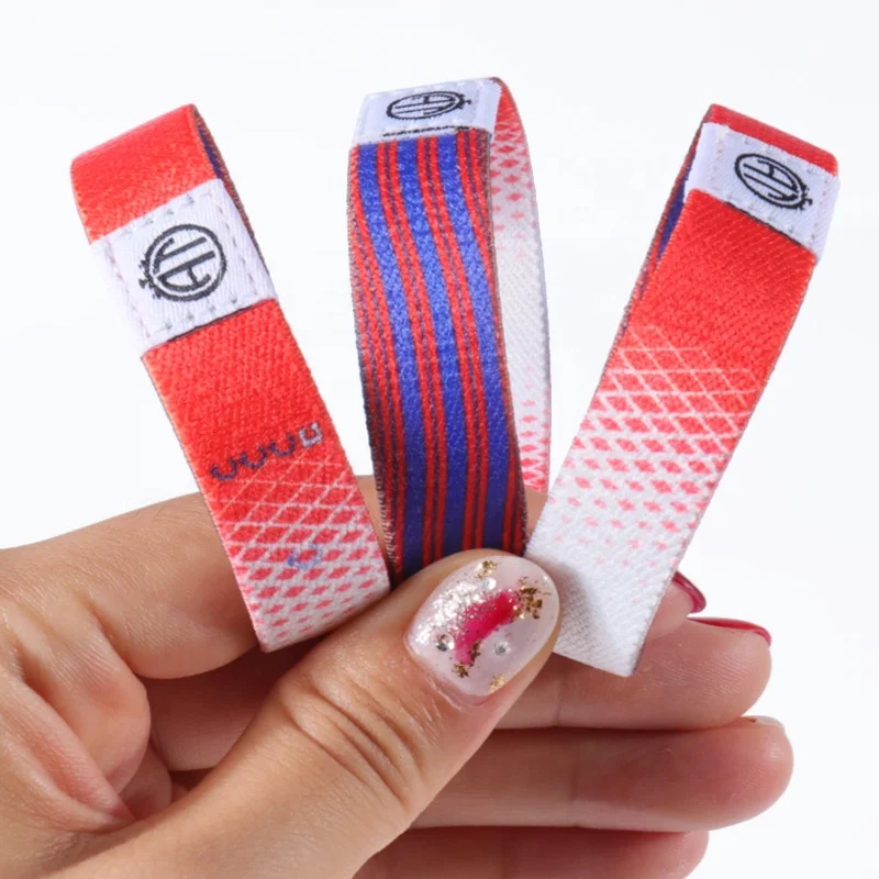 CMRFID 13 56 МГц фестивальный браслет из полиэстера NFC Rfid эластичный тканый 1K с rfid-картой
