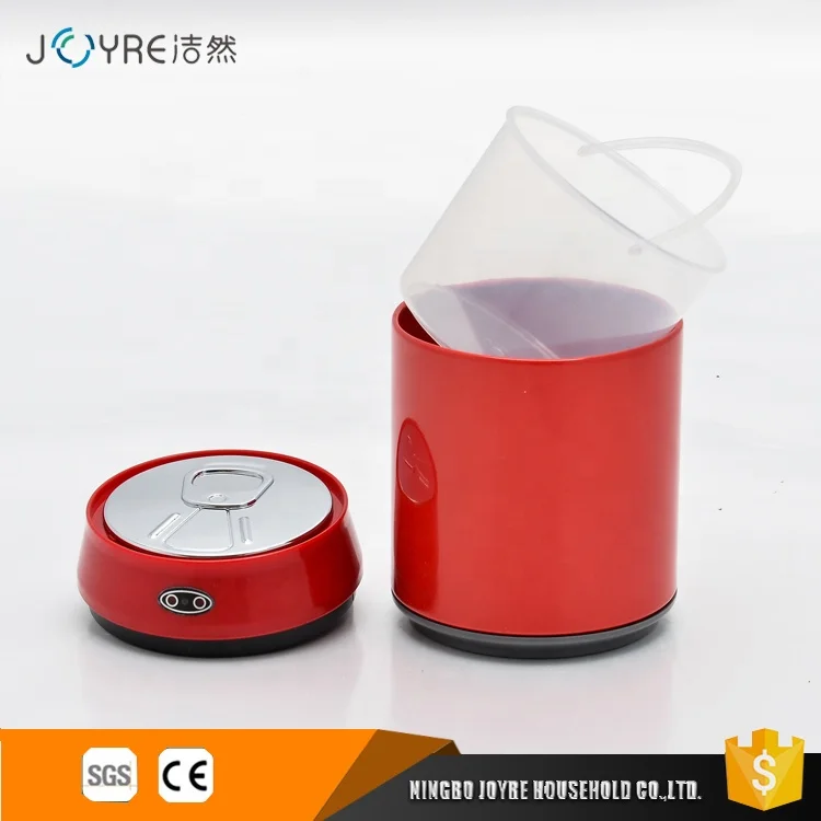1.5 Liter Round Desktop Kids Infrared Sensor Mini Cola Can Car Trash Bin