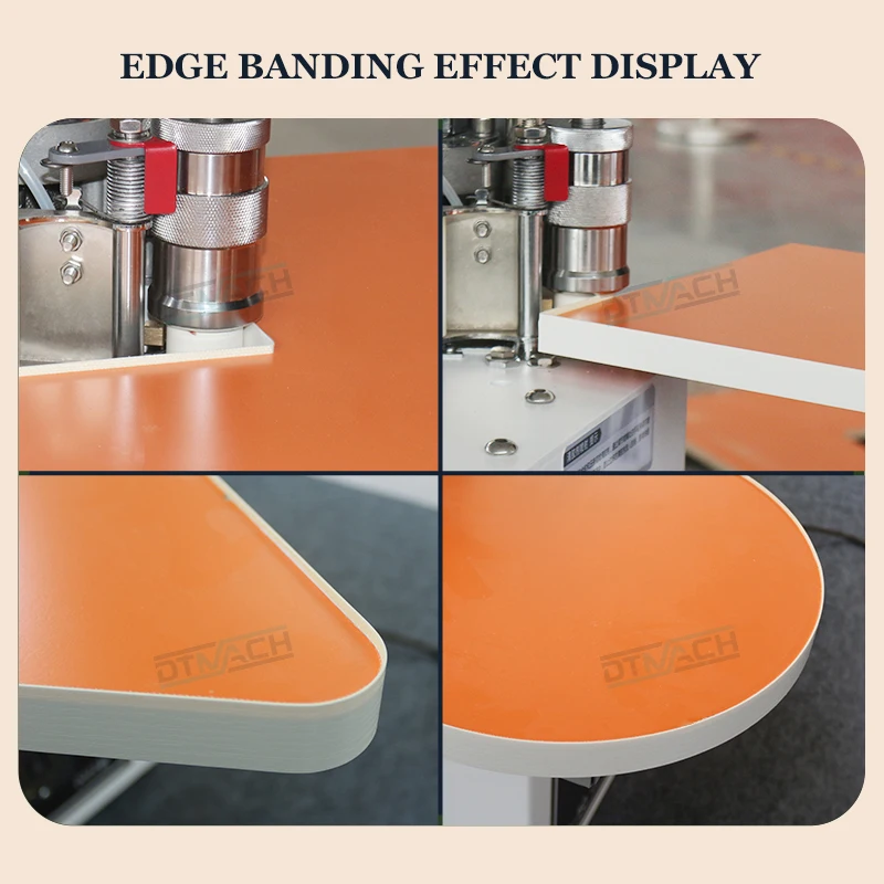 KN700 woodworking furniture pur full semi automatic curve edge bander auto edge banding machine curve and straight
