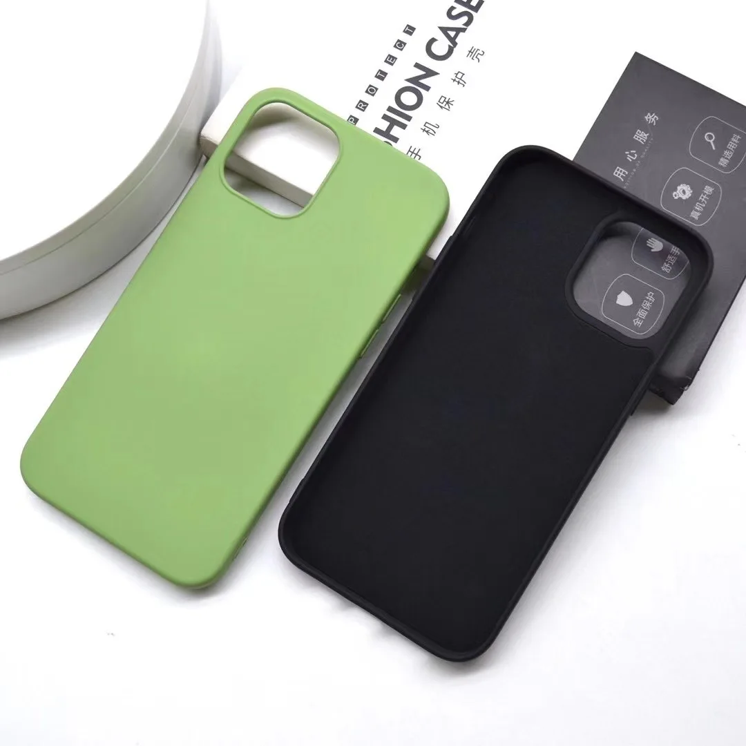 
Camera Lens Protection Liquid Silicone Rubber Soft Bumper For Samsung Phone Case With Microfiber Lining 