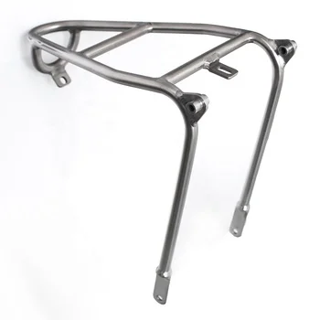 Wholesale of bicycle parts Titanium rear rack fit for Tri-fold bicycle