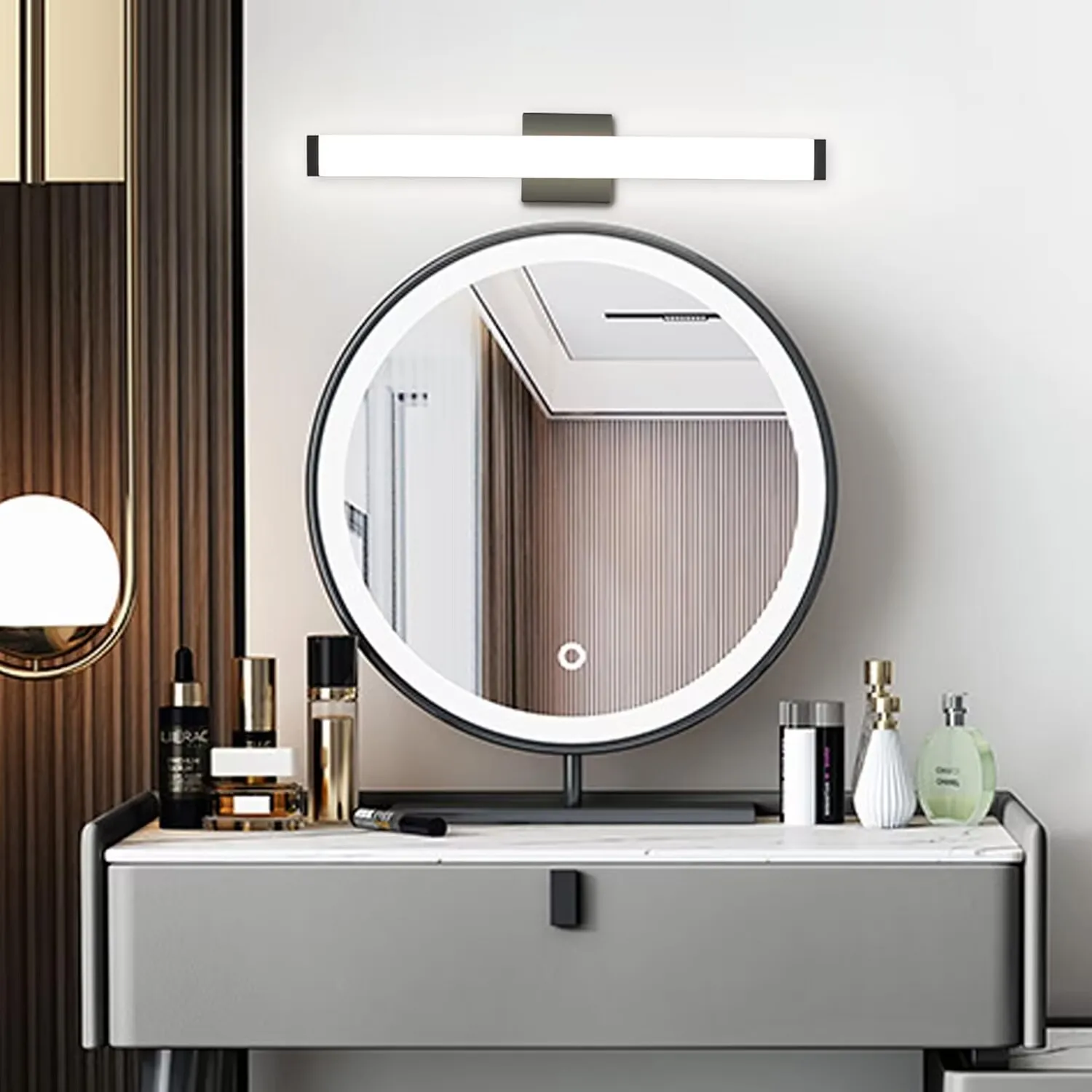 Hot Seller Wall Mounted Lighting 24inch 3cct Led Square Vanity Bathroom Light