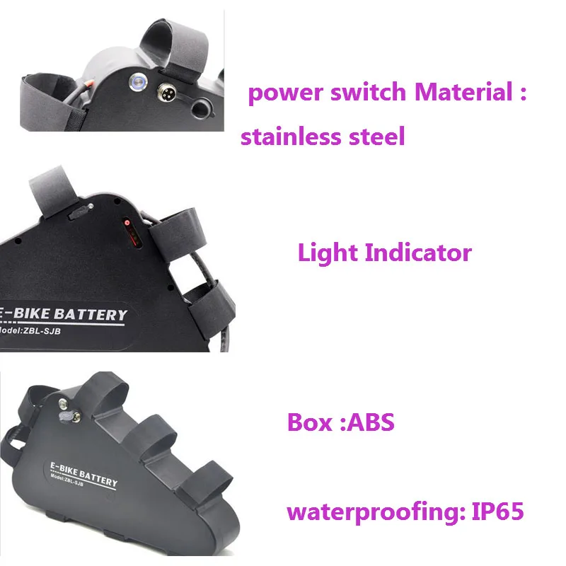 Plastic Triangle Hard Case 48v Rahmenakku Bateria Bici 13ah 15ah 20ah E-bike Battery For Bafang Bbshd Motor 48v 1000w
