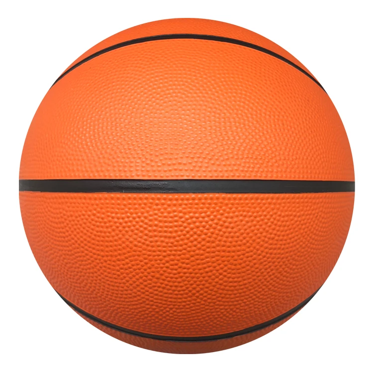 2024 Welstar Basic orange color rubber basketball Flat channel for official size 7 rubber basketball ball manufacturer