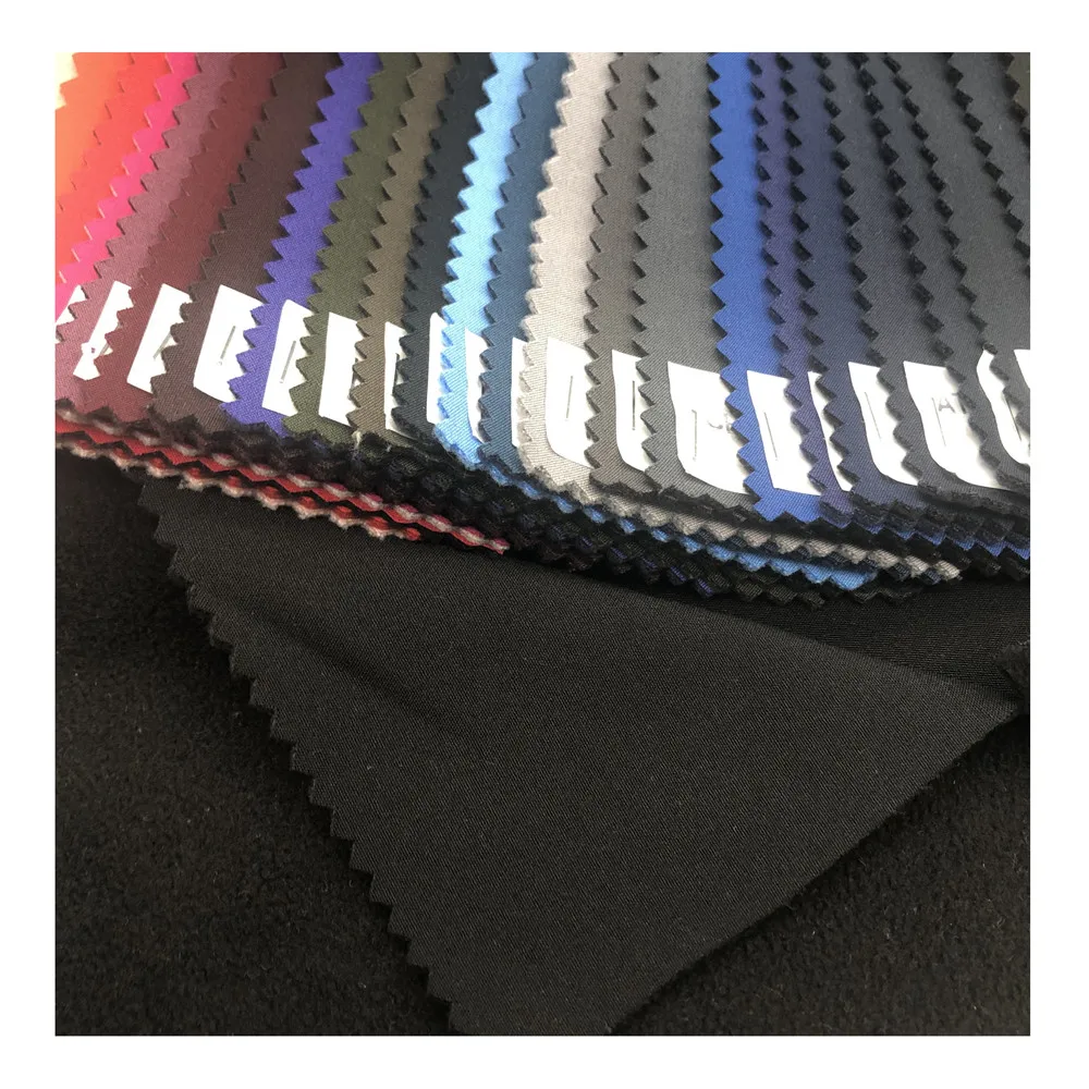 
 Полиэфирная/спандексовая эпонж-ткань с мембраной из ТПУ, 100% полиэстер, флис для софтшелла  