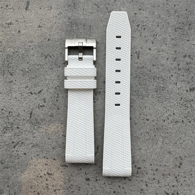 PEITONG Classics Black White Grey color Fashion Rubber Watch Strap Silicone Bands For Omega X Moon Swatch