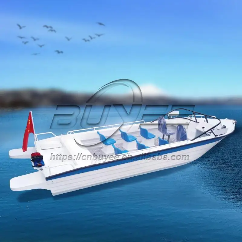 12 человек скоростной катер 23 фута/7 м алюминиевый паром для продажи Китай лодка пассажиров горячей