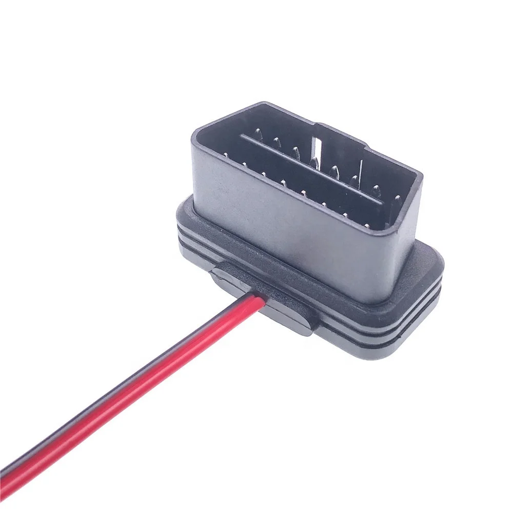 OBD2 Power Cable j1962 Male To Open Extension Cable PIN 4&16 OBDII Dash Port Pigtail Fixed Wire Harness