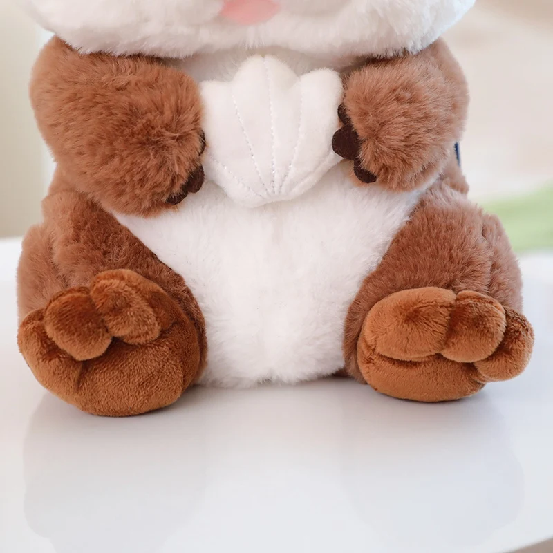 Wholesale Lovely Soft Sea Otter Plush Doll Custom Stuffed Animal Plush Toy Cute Otter Plush Backpack
