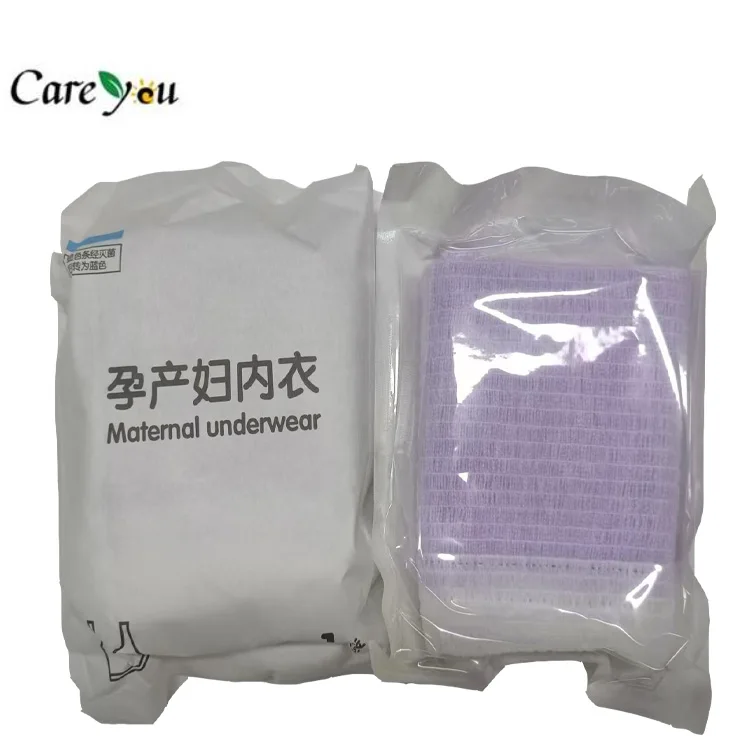 Comfortable Individual Nonwoven Disposable Maternal Underwear for Women