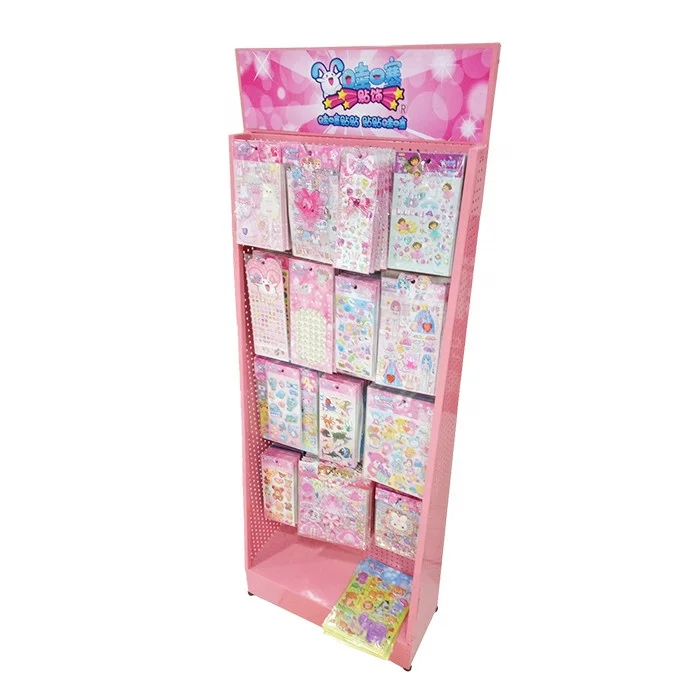 Shop Phone Accessories Cartoon Stickers Stationery Perfume Jewelry Makeup Tool Accessories Metal Display Rack Stand