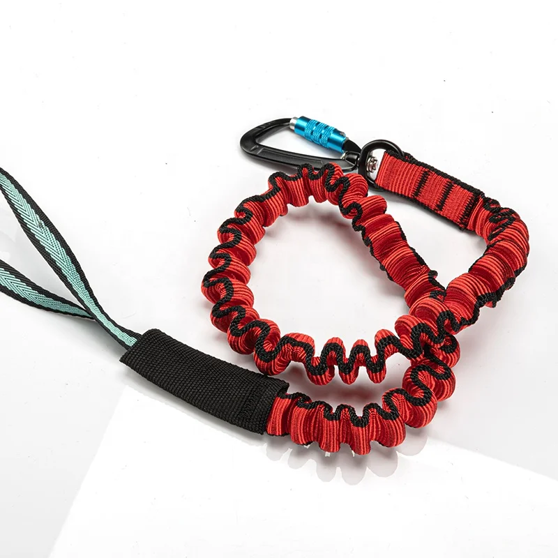 High Quality Tool Lanyard Webbing tool rope With Double Action Karabiner To Loop Tail for safety