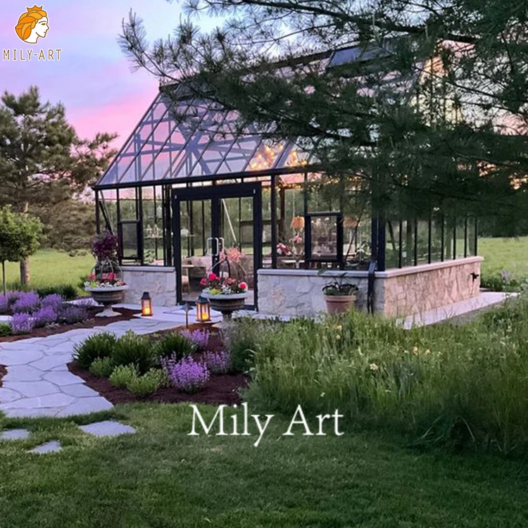 High Quality Hot Sale Custom Design Victorian Conservatory Greenhouses for Garden