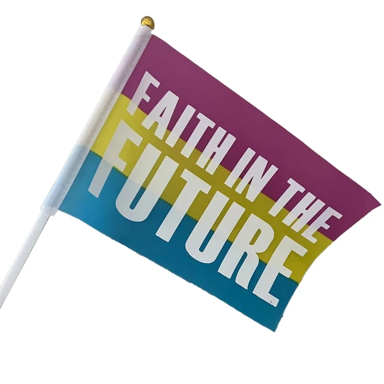 All Country Flag Customized Full Color Printing Celebration Event Festival Party Hand Waving Flag