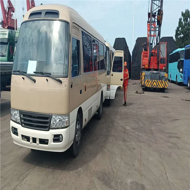Подержанный автобус Toyota Coaster 30 сидений автобусный грузовик toyota