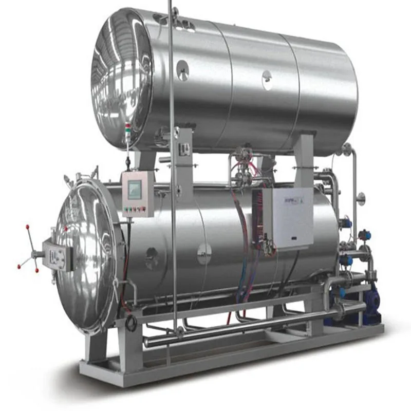 retort pouch sterilizer/mushroom retort /Automatic new atmosphere food retort machine