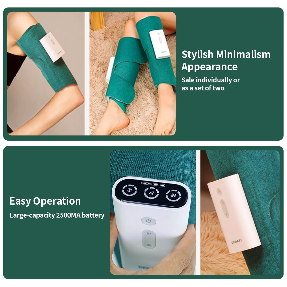 Manufacturer Rechargeable Intelligence Leg Massager Calf Massager For Circulation And Relaxation