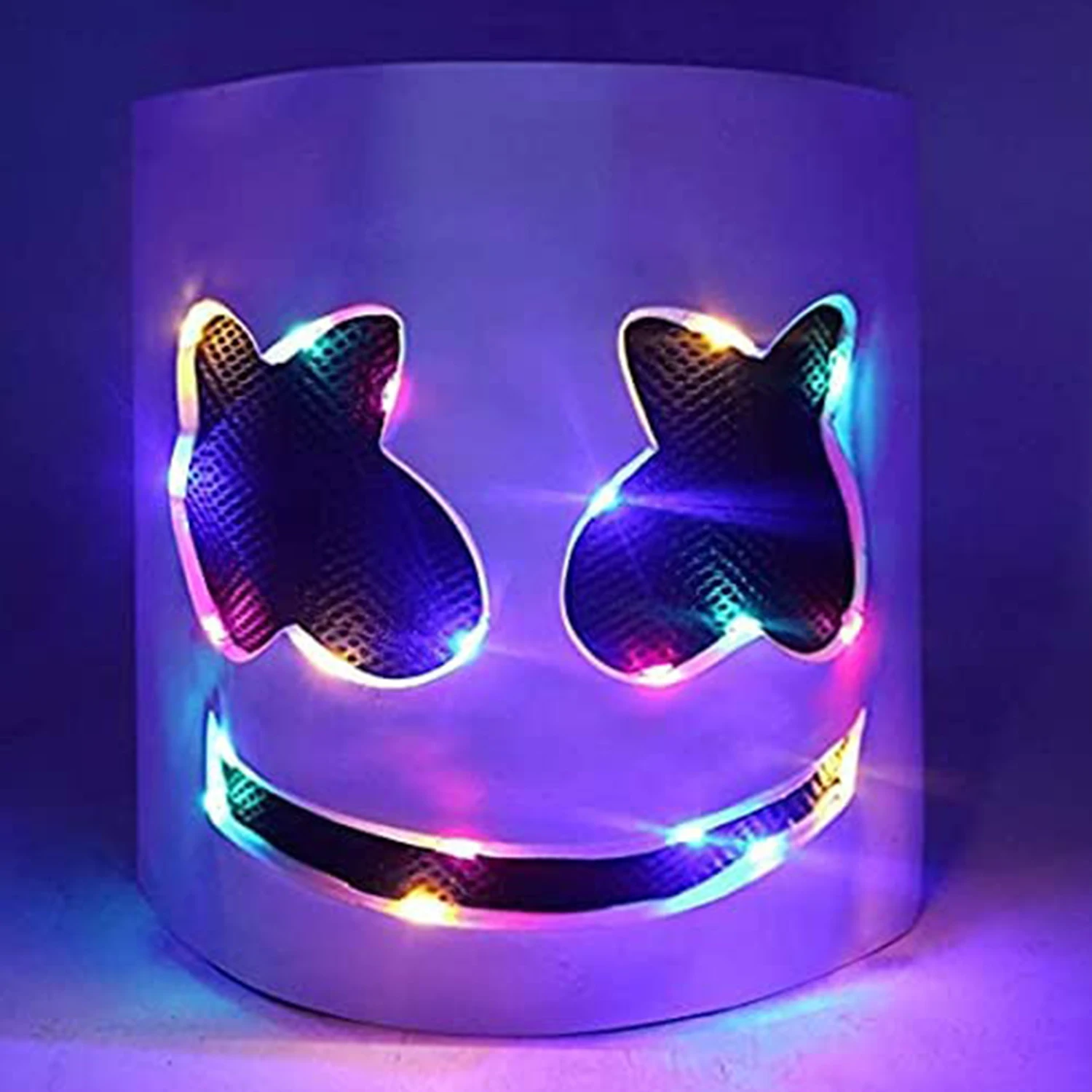 Halloween Party Cosplay Mask and Music Festival Full Head Masks Helmet Halloween LED Glow DJ Mask