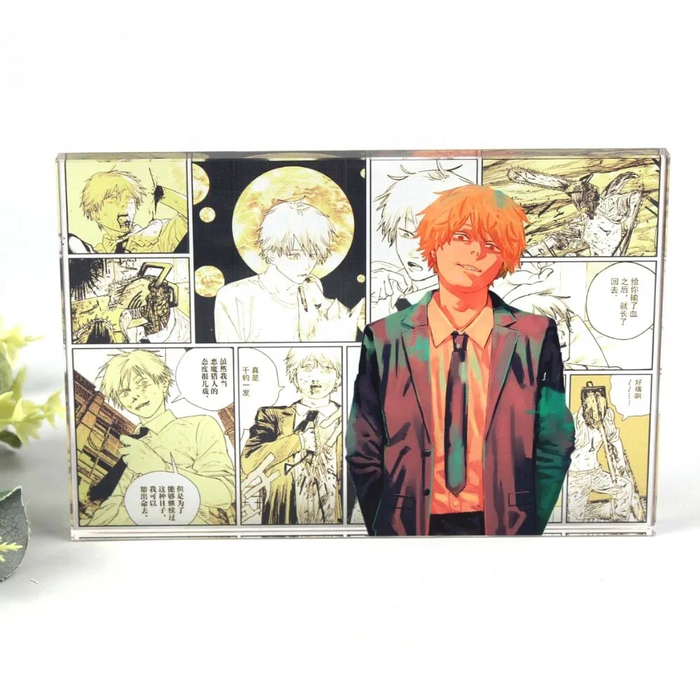 Custom High-Resolution UV Printed Logo Blocks Plastic Crafts in Acrylic Stylish Photo Standee Block with Your Brand Logo