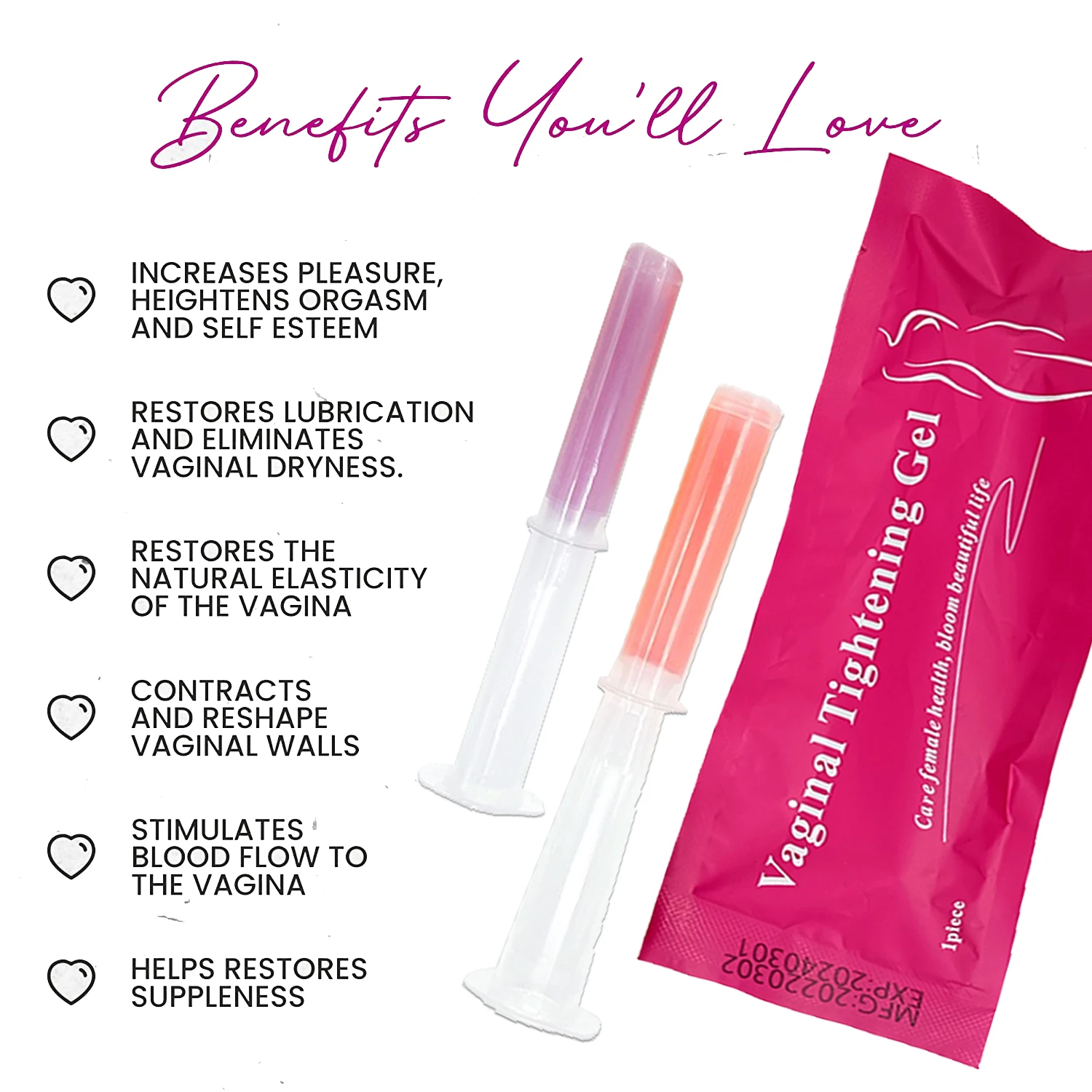 Women sexual vaginal repair hymen repair vaginal tightening gel yoni gel Tighten Cream and shrink vagina