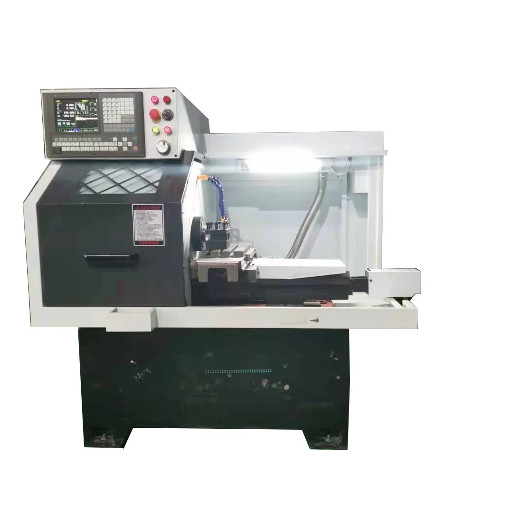 mini metal working cnc lathe machine 0640 with high precision
