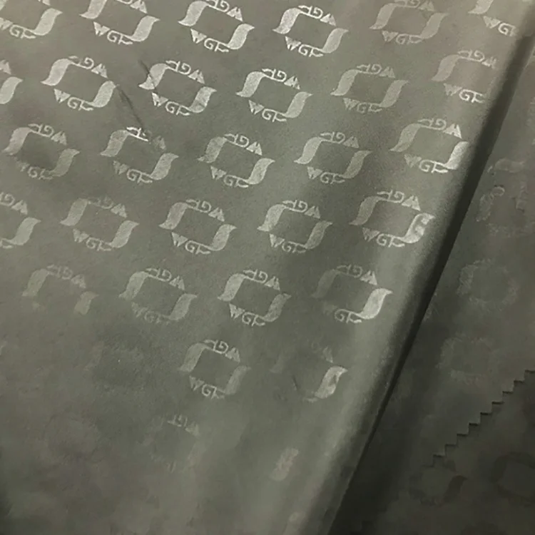 China Supplier 100% Polyester 210T Printed Logo Taffeta Fabric for Cloth Lining