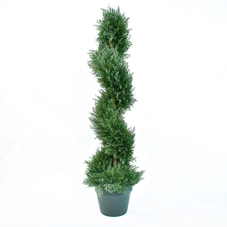 90 cm artificially trimmed spiral plant tree/cedar tree home garden artificial plant