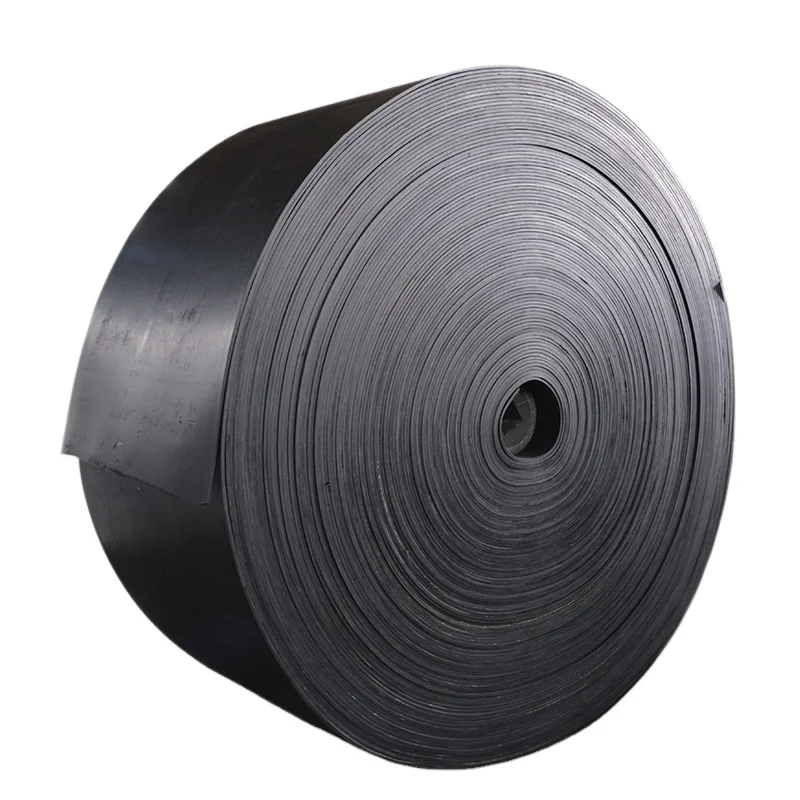 EP 100 light weight and thin EP fabric carcass rubber conveyor belt for cement and concrete plants