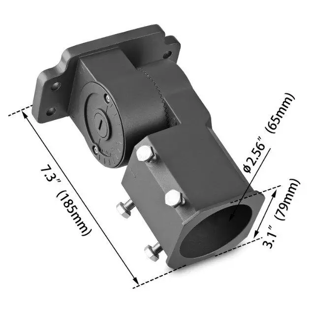 USA inventory light accessories NEW Slip Fitter for led shoebox parking lot light
