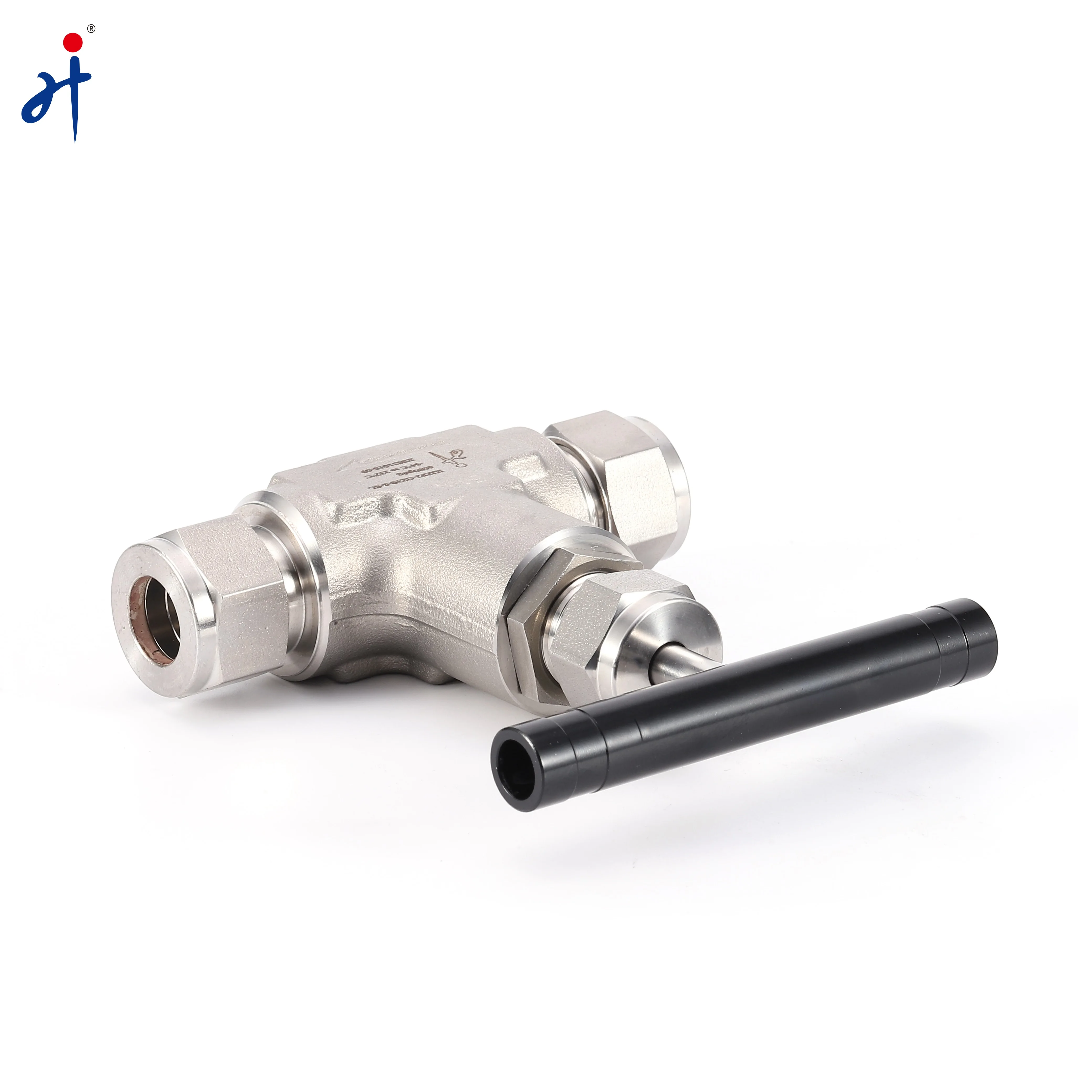 High Pressure Panel Mountable 6000 Psi 1/4  3/8 Od NPT Straight  Instrumentation Needle Valve