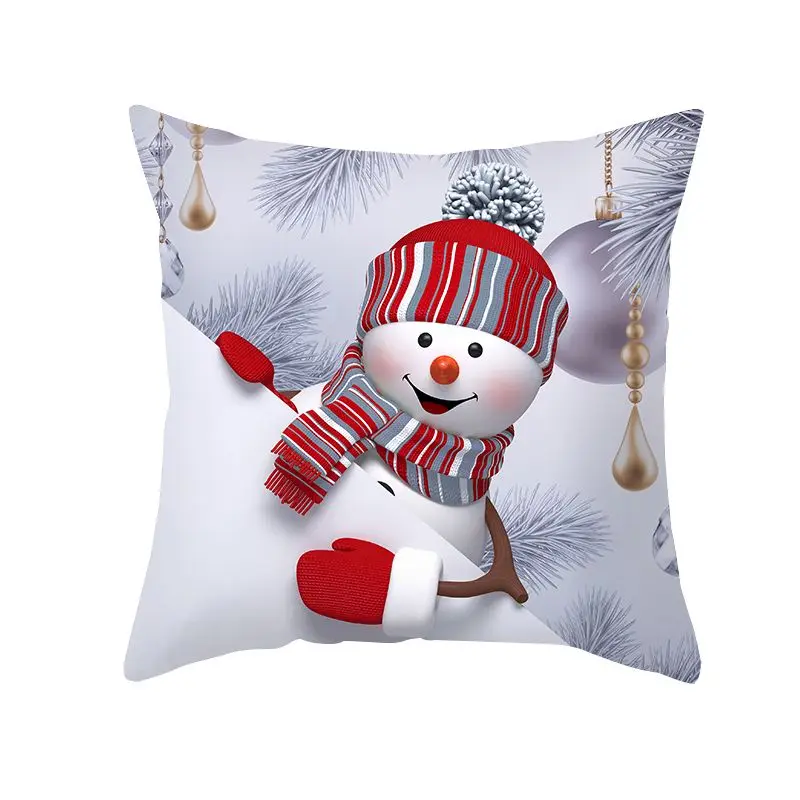 Factory direct sales Everyday Christmas Festival Living Room Decor Crocheted 100% Cotton Pillow Cover